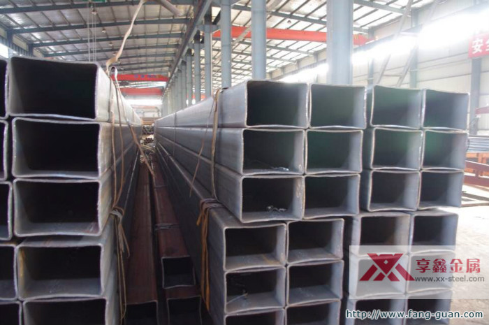 宁波船务钢结构工程有限公司采购的Q345B方矩管正在加紧生产发货